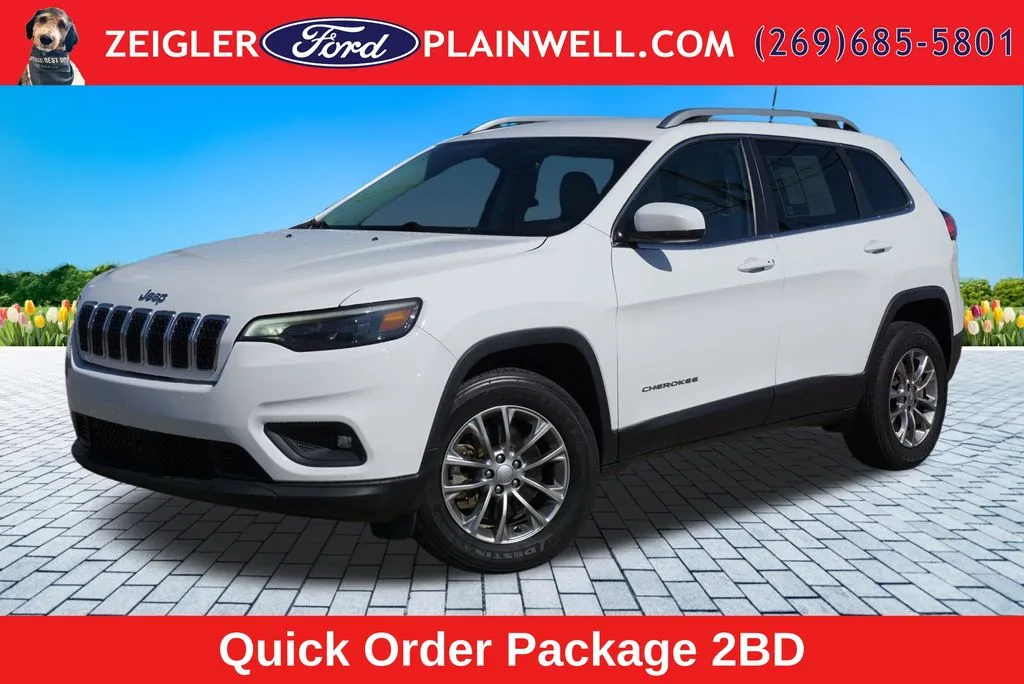 White 2021 Jeep Cherokee Latitude Plus for sale in Plainwell, MI