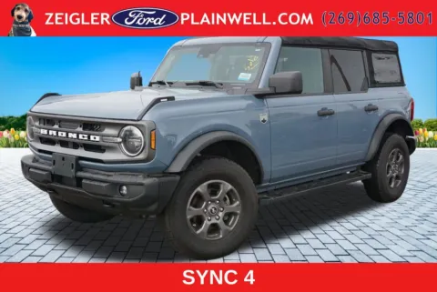 Blue 2023 Ford Bronco Big Bend for sale in Plainwell, MI