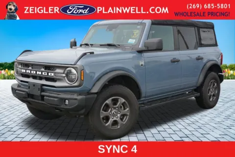 Blue 2023 Ford Bronco Big Bend for sale in Plainwell, MI