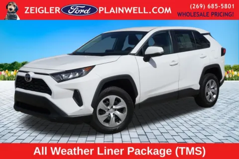 White 2022 Toyota RAV4 LE for sale in Plainwell, MI