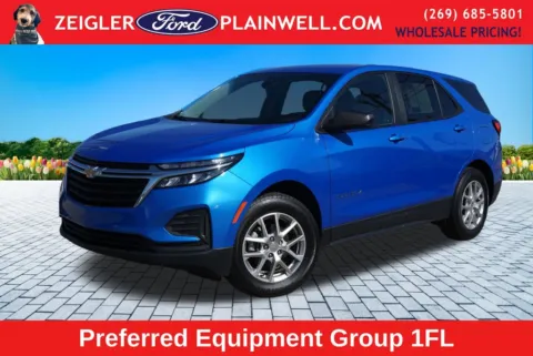 Blue 2024 Chevrolet Equinox LS for sale in Plainwell, MI
