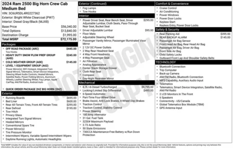 Photos of 2024 Ram 2500 Big Horn for sale in Plainwell, MI at Zeigler Ford of Plainwell