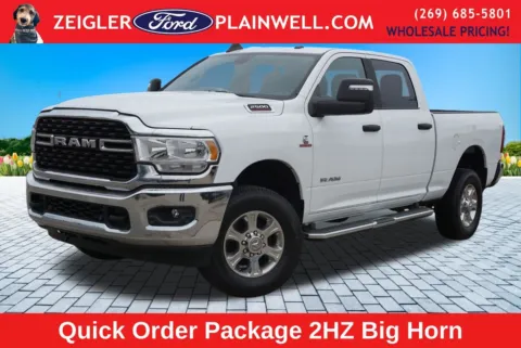 White 2024 Ram 2500 Big Horn for sale in Plainwell, MI
