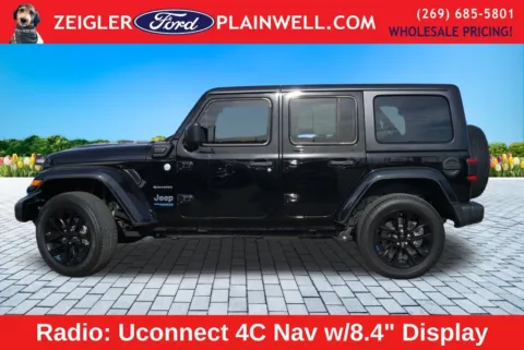 Photos of 2022 Jeep Wrangler Unlimited Sahara 4xe for sale in Plainwell, MI at Zeigler Ford of Plainwell