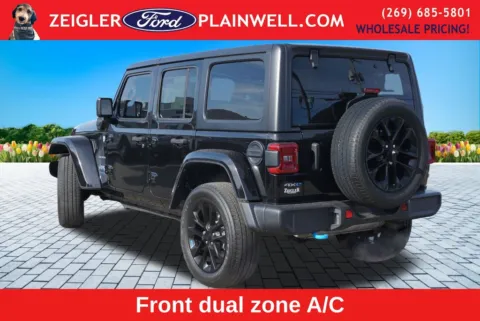 Another view of 2022 Jeep Wrangler Unlimited Sahara 4xe for sale in Plainwell, MI at Zeigler Ford of Plainwell