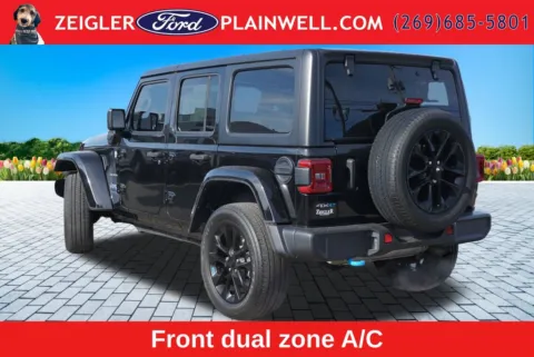 Another view of 2022 Jeep Wrangler Unlimited Sahara 4xe for sale in Plainwell, MI at Zeigler Ford of Plainwell