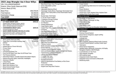 Photos of 2023 Jeep Wrangler Base 4xe for sale in Plainwell, MI at Zeigler Ford of Plainwell