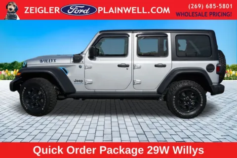 Photos of 2023 Jeep Wrangler Base 4xe for sale in Plainwell, MI at Zeigler Ford of Plainwell