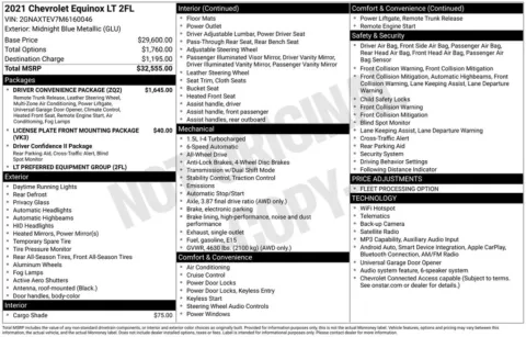 Photos of 2021 Chevrolet Equinox LT for sale in Plainwell, MI at Zeigler Ford of Plainwell