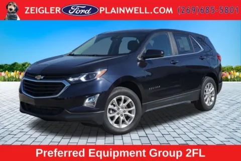 Blue 2021 Chevrolet Equinox LT for sale in Plainwell, MI