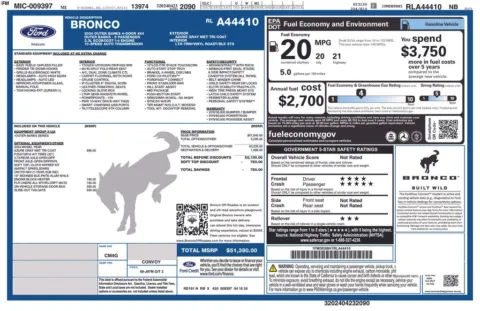 Photos of 2024 Ford Bronco Outer Banks for sale in Plainwell, MI at Zeigler Ford of Plainwell