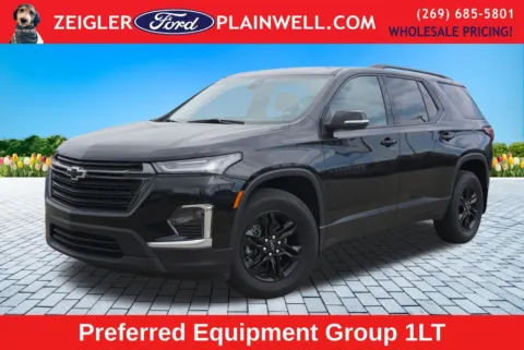 Black 2023 Chevrolet Traverse LT for sale in Plainwell, MI