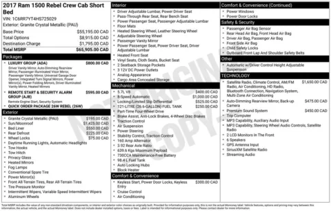 Photos of 2017 Ram 1500 Rebel for sale in Plainwell, MI at Zeigler Ford of Plainwell