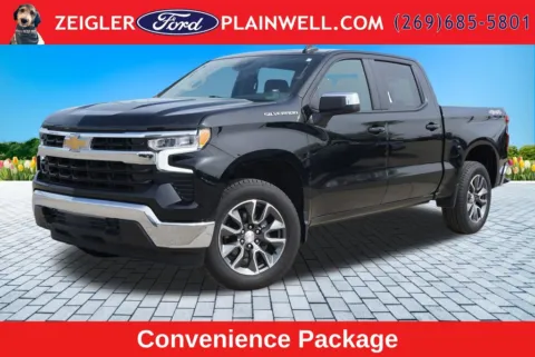 Black 2024 Chevrolet Silverado 1500 LT for sale in Plainwell, MI