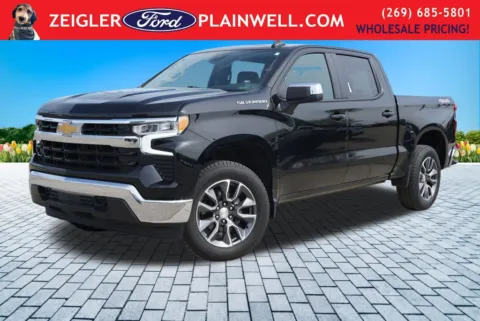 Black 2024 Chevrolet Silverado 1500 LT for sale in Plainwell, MI