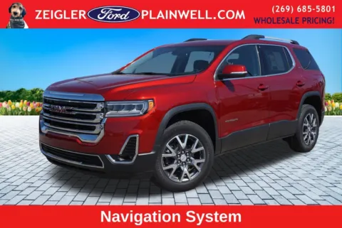 Red 2023 GMC Acadia SLT for sale in Plainwell, MI