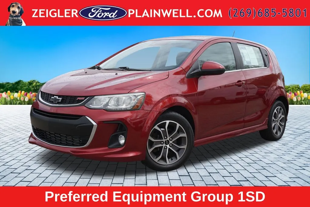 Red 2020 Chevrolet Sonic LT for sale in Plainwell, MI