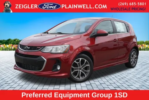 Red 2020 Chevrolet Sonic LT for sale in Plainwell, MI