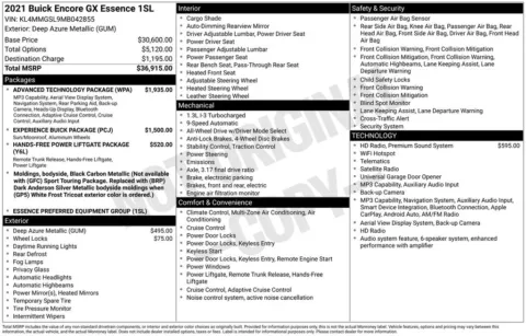 Photos of 2021 Buick Encore GX Essence for sale in Plainwell, MI at Zeigler Ford of Plainwell