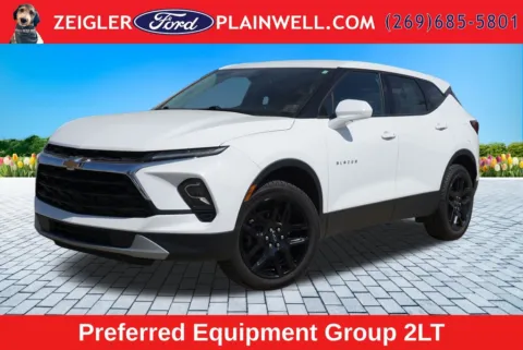 White 2023 Chevrolet Blazer LT for sale in Plainwell, MI