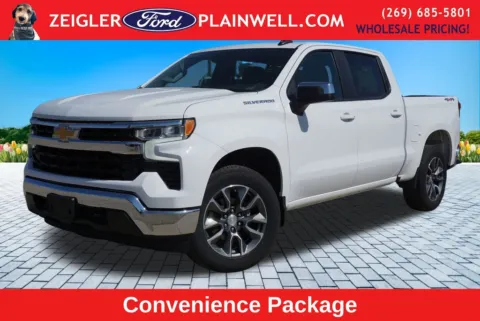 White 2023 Chevrolet Silverado 1500 LT for sale in Plainwell, MI