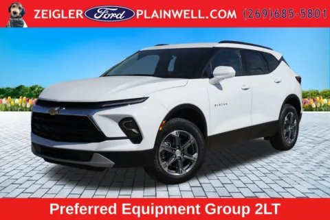 White 2024 Chevrolet Blazer LT for sale in Plainwell, MI