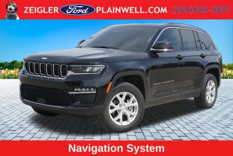 Black 2023 Jeep Grand Cherokee Limited for sale in Plainwell, MI