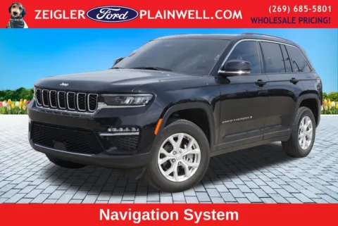 Black 2023 Jeep Grand Cherokee Limited for sale in Plainwell, MI