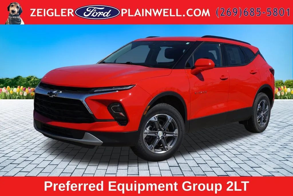 Red 2023 Chevrolet Blazer LT for sale in Plainwell, MI