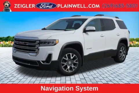 White 2023 GMC Acadia SLT for sale in Plainwell, MI