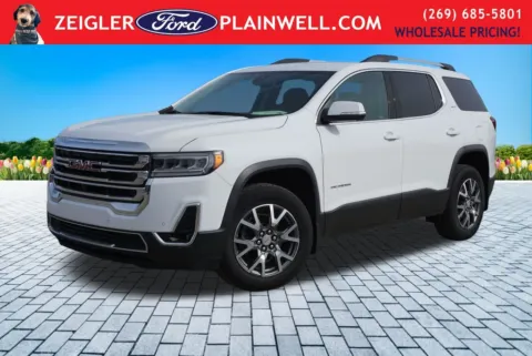 White 2023 GMC Acadia SLT for sale in Plainwell, MI