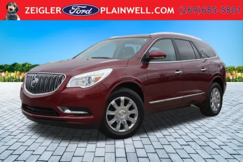 Red 2017 Buick Enclave Leather Group for sale in Plainwell, MI