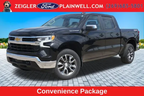 Black 2023 Chevrolet Silverado 1500 LT for sale in Plainwell, MI