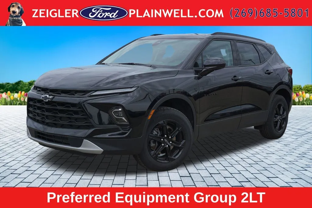 Black 2024 Chevrolet Blazer LT for sale in Plainwell, MI