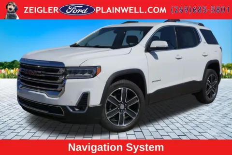 White 2023 GMC Acadia SLT for sale in Plainwell, MI