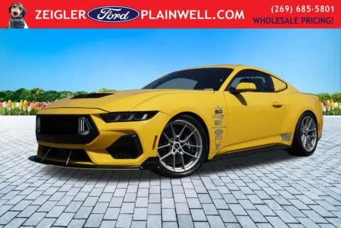 Yellow 2024 Ford Mustang GT for sale in Plainwell, MI