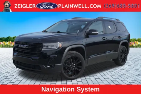 Black 2023 GMC Acadia SLT for sale in Plainwell, MI