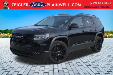 Black 2023 GMC Acadia SLT for sale in Plainwell, MI