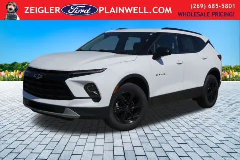 White 2023 Chevrolet Blazer LT for sale in Plainwell, MI