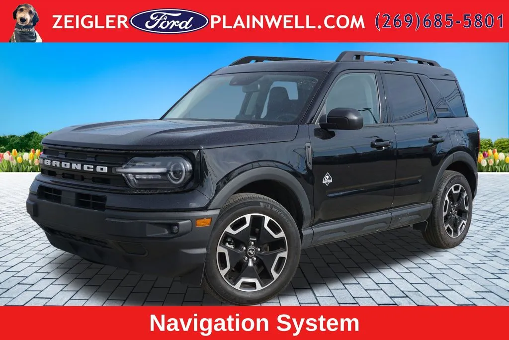 Black 2023 Ford Bronco Sport Outer Banks for sale in Plainwell, MI