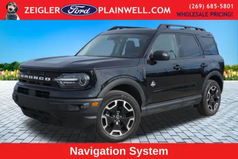 Black 2023 Ford Bronco Sport Outer Banks for sale in Plainwell, MI
