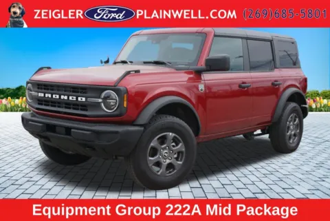 Red 2025 Ford Bronco Big Bend for sale in Plainwell, MI