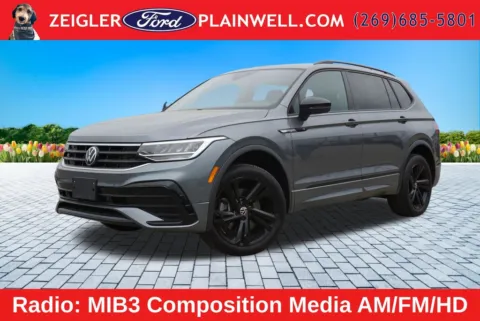 Gray 2023 Volkswagen Tiguan 2.0T SE R-Line Black for sale in Plainwell, MI