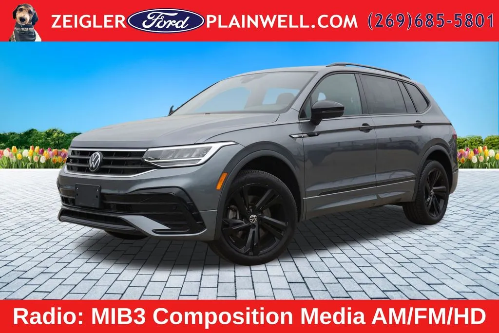 Gray 2023 Volkswagen Tiguan 2.0T SE R-Line Black for sale in Plainwell, MI