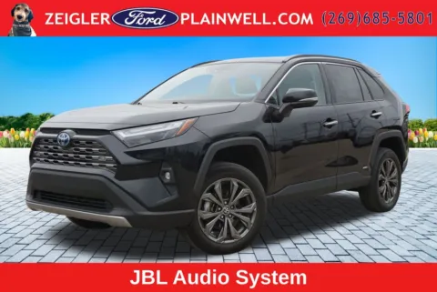 Black 2023 Toyota RAV4 Hybrid Limited for sale in Plainwell, MI