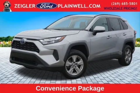 Silver 2023 Toyota RAV4 Hybrid XLE for sale in Plainwell, MI