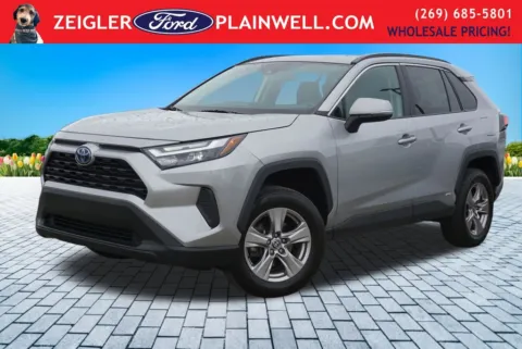 Silver 2023 Toyota RAV4 Hybrid XLE for sale in Plainwell, MI