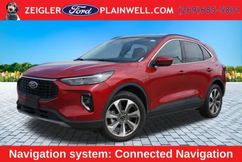 Red 2023 Ford Escape Hybrid Platinum for sale in Plainwell, MI