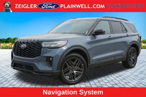 Blue 2025 Ford Explorer ST-Line for sale in Plainwell, MI