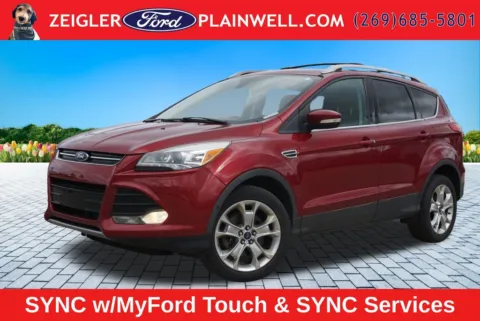 Red 2014 Ford Escape Titanium for sale in Plainwell, MI